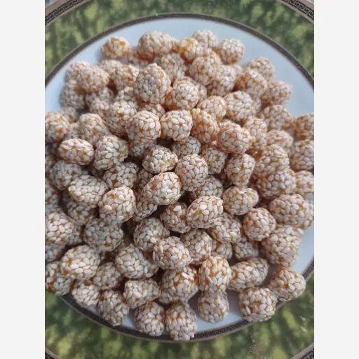 نباتی کنجد دراژه ممتازوتخم کتان وبادام زمینی گرمی 250