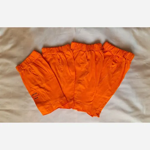 شلوارک دخترانه نخ پنبه  سایز 40کالباسی