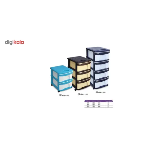 ارگانایزر ممتاز پلاستیک مدل X3