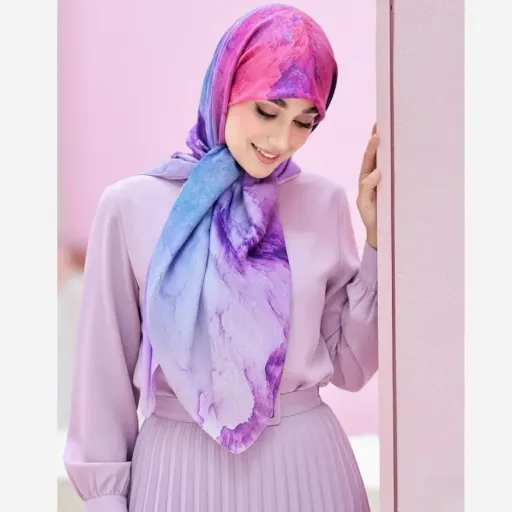 روسری طرح ابری سیتو نخی کاستوم سایز متوسط