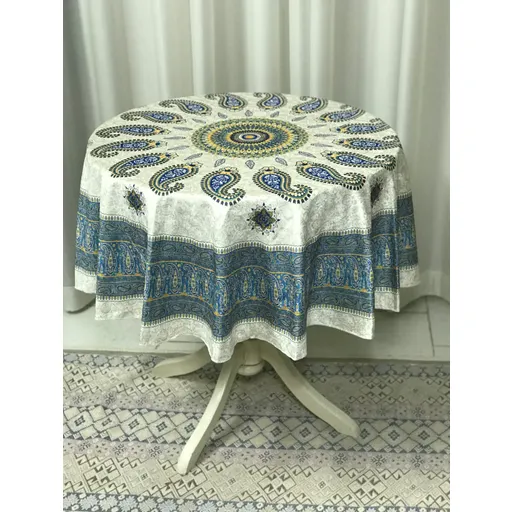 آی گل دایره قطر 140 آبی