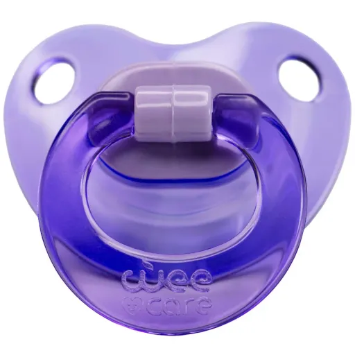 پستانک ارتودنسی وی کر مدل دسته دار fancy شفاف سایز 12 ماه کد p109
