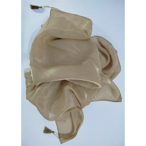 روسری ژان ژان ترک رنگ نسکافه ای(مدل EA19-1)
