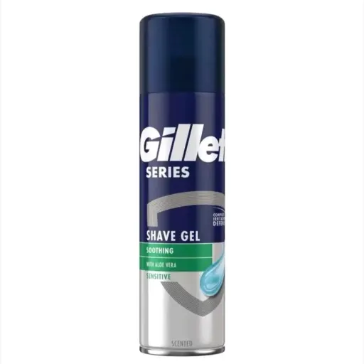 ژل اصلاح ضد حساسیت آلوئه ورا ژیلت Gillette Series Sensitive Skin Shave Gel 200ml