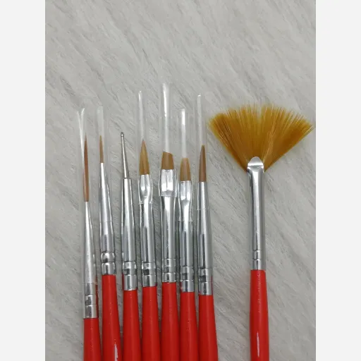 پک 8 عددی براش طراحی ناخن استار لونر