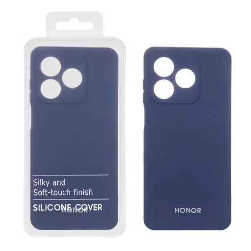قاب سیلیکونی محافظ لنزدار هواوی آنر مدل Honor X5c / X5c Plus رنگ مشکی