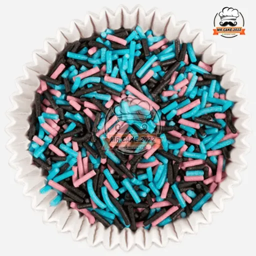 ترافل خوراکی میکس رشته ای اطلسی 80 گرمی