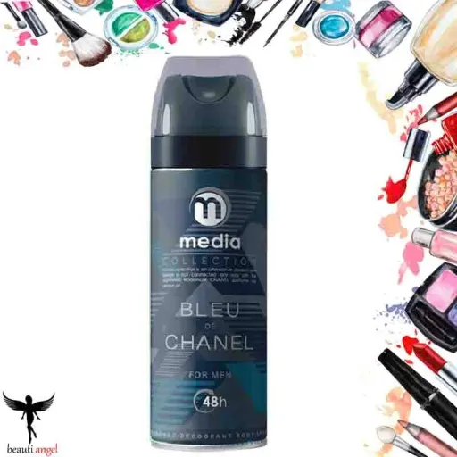 اسپری خوشبو کننده بدن مردانه مدیا مدل Bleu De Chanel حجم 200 میلی لیتر