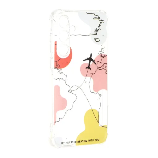 قاب ژله ای شفاف محافظ لنزدار Air Line مدل Samsung Galaxy A55