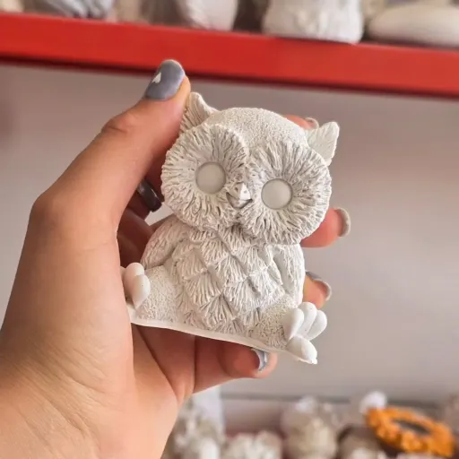 قالب سیلیکونی جغد روسی