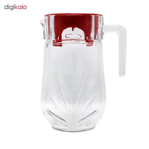 پارچ شیشه و بلور اصفهان مدل ناز کد 721 رنگ طوسی