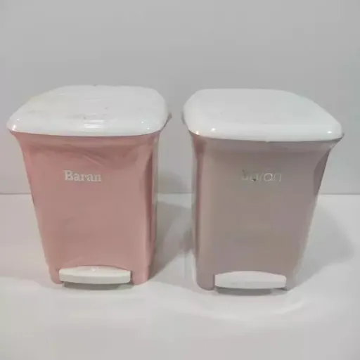سطل چهارگوش پدالی کوچک باران
