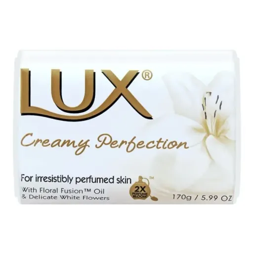 صابون لوکس اصلی عصاره گل های سفید 85 گرمی LUX 