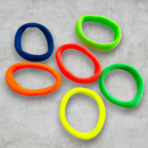 کش مو رنگی (پک 10 عددی)