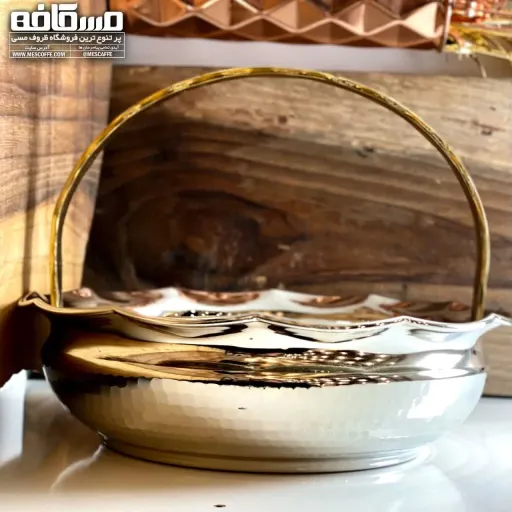 سبد کروم بزرگ(چکش کاری شده/کد 773)