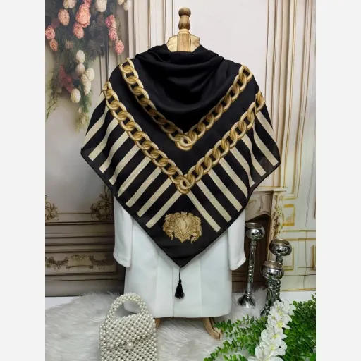 روسری نخ کاستوم دلین تاج کارتیه