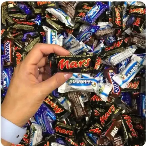 میکس شکلات روسی اسنیکرز، بونتی، مارس و میلکی وی 1000 گرم