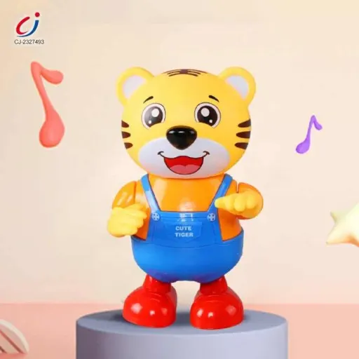 ربات ببر موزیکال چراغدار YUJINLONG 932A اسباببازی موزیکال کودکانه