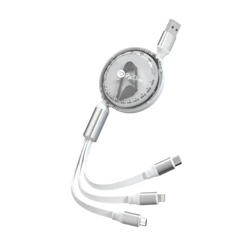 کابل تبدیل USB به USB-C / microUSB / لایتنینگ پرووان مدل PCC118R