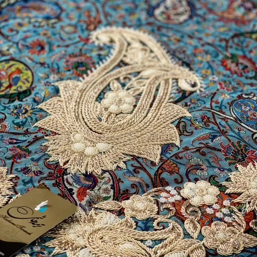 سرمه دوزی طرح ساسانی