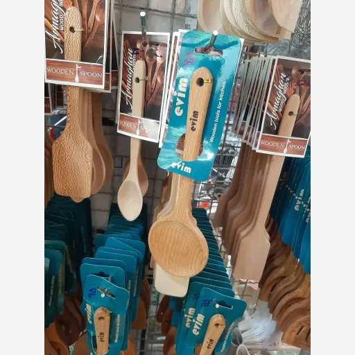 کفگیر اِویم مدل چوبی کد S-06