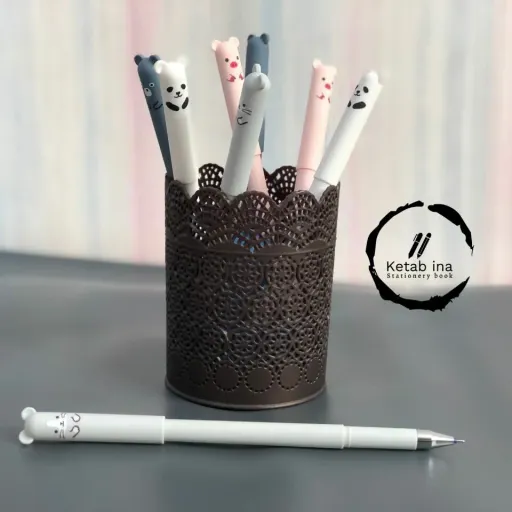 روان نویس پاکن دار حیوانات فانتزی رنگ صورتی