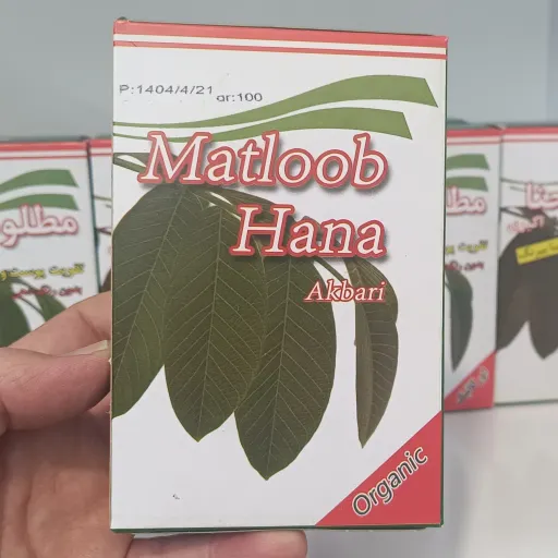 حنا بی رنگ 100 گرمی کاملا طبیعی و ترکیبات گیاهی (جلوگیری از ریزش مو،مفید برای شوره و خارش سر)