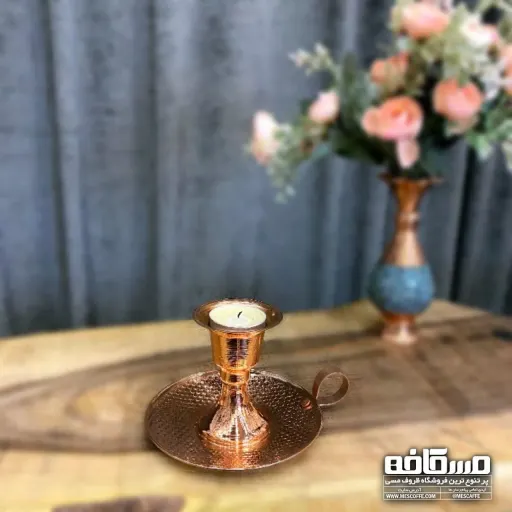 جا شمعی رولت خوری مسی نانو