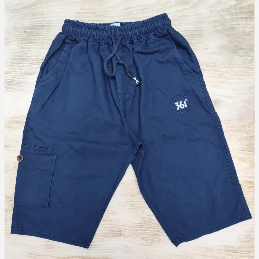 شلوارک مردانه لی کاغذی رنگ و سایز Xl مشکی