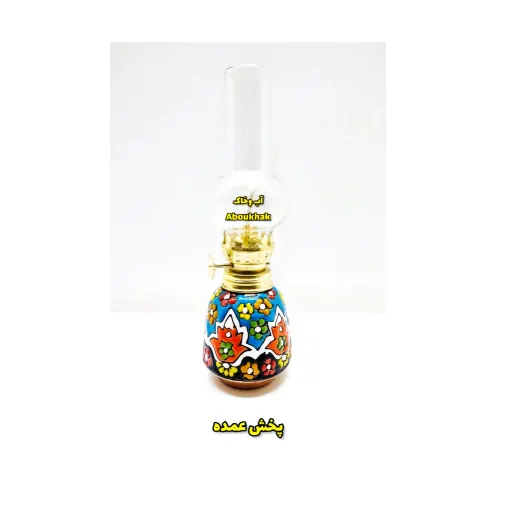 چراغ کله قندی سفالی میناکاری