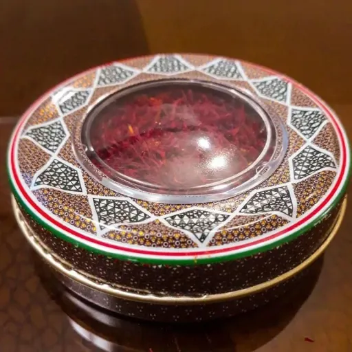 زعفران سرگل خراسان ظرف خاتم 1 گرمی