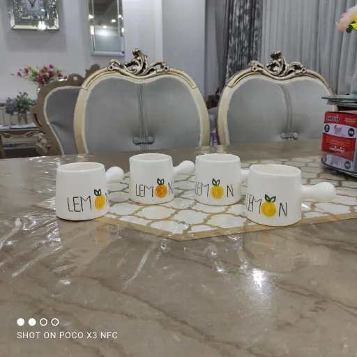 سس خوری سرامیکی طرح لیمو جذاب 