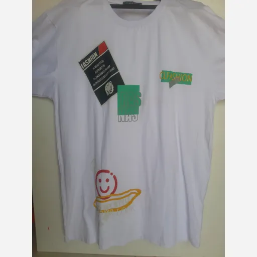 تیشرت جلو چاپدار تیشرت پسرانه سایز 2XL/L/XL  تیشرت پسرانه  تیشرت آستین کوتاه تیشرت پسرانه چاپ دار تیشرت مردانه رنگ و سایز توسی سایز L