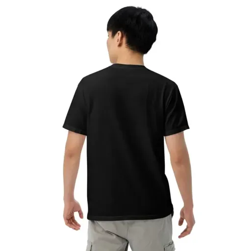 تیشرت مردانه آستین کوتاه یقه گرد ساده مشکی پنبه سوپر مدل dream کد 4512 سایز مشکی - L