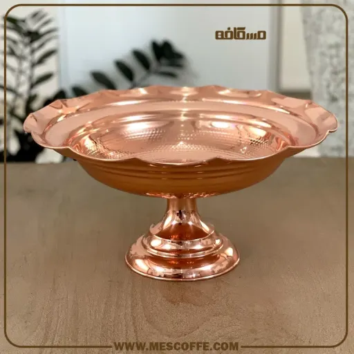 میوه خوری مسی تک پایه(کد157)