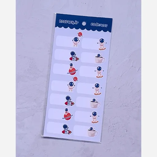 تنوع برچسب های اسم نویسی طرح اسلاید 6