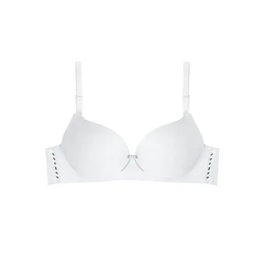 سوتین اسفنجی فنردار میکروفایبر کاپ C مدل بغل ضربدری گزینه ها زرشکی | سایز 42