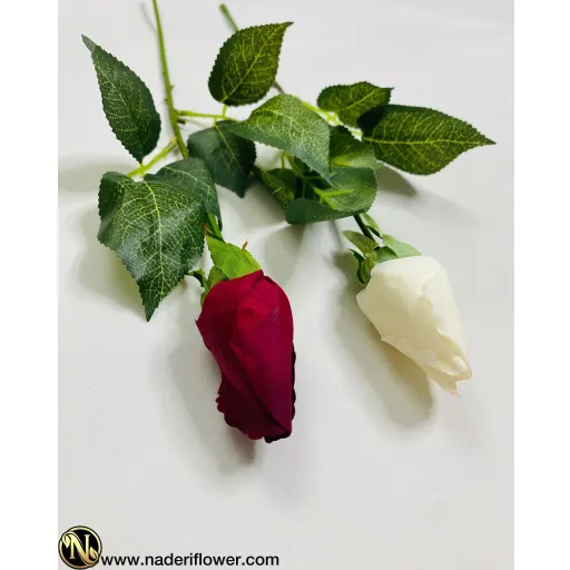 شاخه رز غنچه لمسی