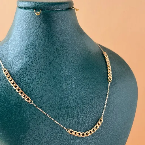 گردنبند طلا مدل کارتیه- 1.65 گرم