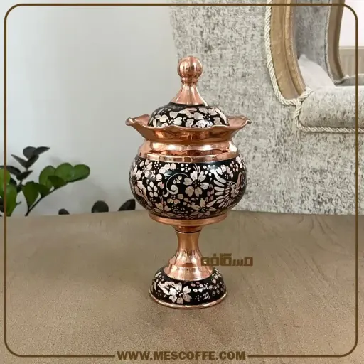 خرید قندان نقره کوب زنجان(کد2038)