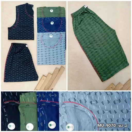 ست تاپ و شلوارک چاپی نشاط سایز XXXL