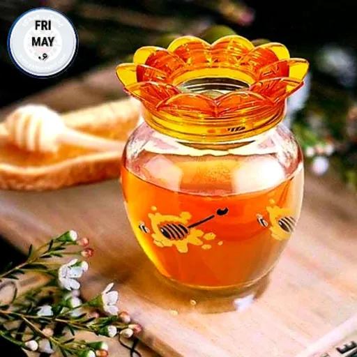 عسل خوری لوتوس قاشق دار طرح گل 