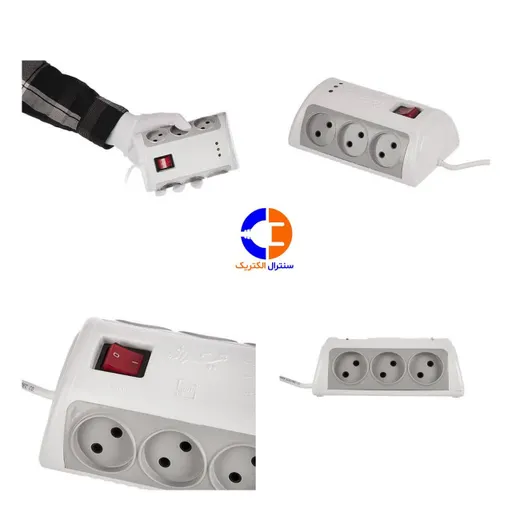 محافظ شش خانه کابل 1/8 متری صوتی و تصویری تیراژه مدل فانتزی T106