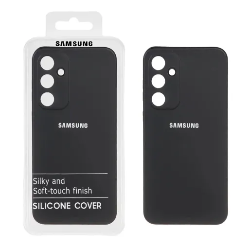 قاب سیلیکونی محافظ لنزدار سامسونگ مدل Galaxy A35 رنگ مشکی