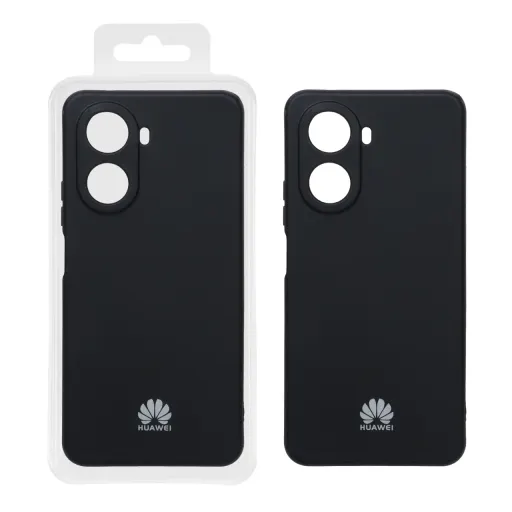 قاب سیلیکونی محافظ لنزدار هواوی مدل Huawei Nova 10 SE (پک دار) رنگ مشکی