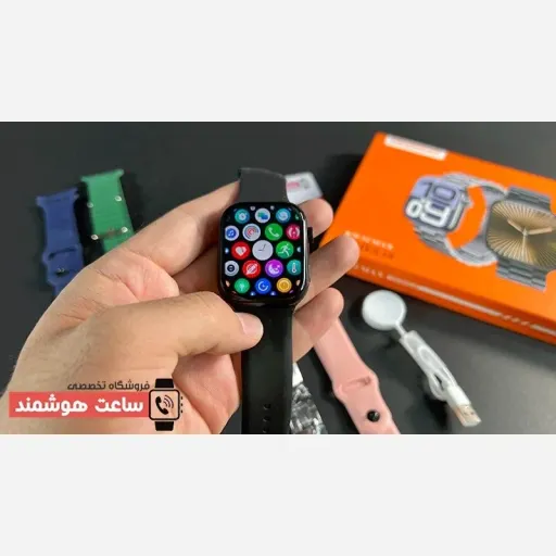 ساعت هوشمند7بندKW32 MAX بند فلزی امولد سری ده 2025 فروش به قیمت عمده