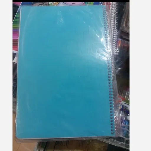 دفتر 100 برگ رحلی سیمی (دفترچه) تک رنگ متنوع کیفیت بالا