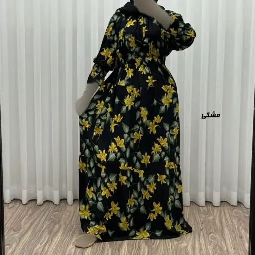 پیراهن ساحلی نخی زنانه و دخترانه مدل پامچال فری سایز مناسب تا سایز 50 گزینه ها سرمهای