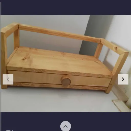 شلف کشودار چوب روس باکیفیت ضدآب رنگ عسلی