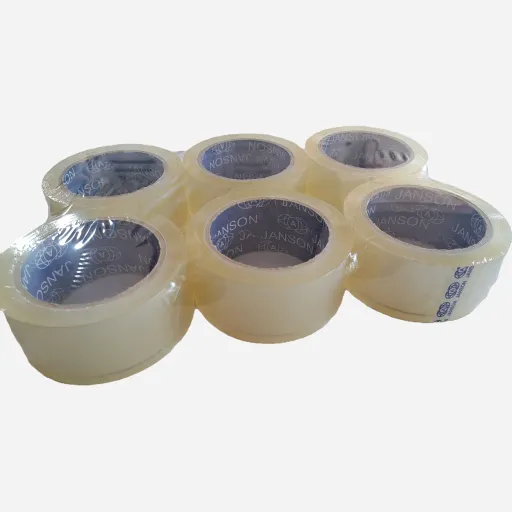 چسب پهن جانسون شیشه ای پک 6 تایی 5 سانت  90 یارد (لاهیج یراق )